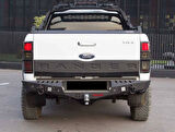 Ford Ranger Dakar Çelik Arka Tampon Ledli Sensörlü 2011-2022 Arası