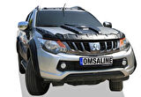 Mitsubishi L200 Dragon Ön Kaput Rüzgarlığı - Koruyucu 3 Parça 2015-2019 Arası