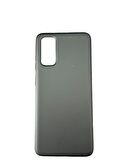 Galaxy S20 ile Uyumlu Cappy Silikon Kılıf Siyah