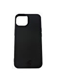 iPhone 14 ile Uyumlu Cappy Silikon Kılıf Siyah