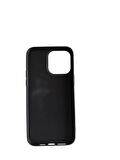 iPhone 14 Pro Max ile Uyumlu Cappy Silikon Kılıf Siyah