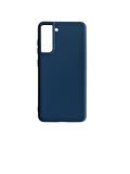Galaxy S21 FE ile Uyumlu Cappy Silikon Kılıf Lacivert