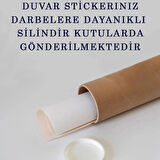 Büyük Küçük Harfler ve Rakamlar Eğitimi Duvar Stickerı 100 x 65 cm