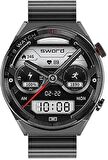 Sword Wia Watch 3 Siyah Akıllı Saat SW-WIA103 KUTUSU AÇIK SIFIR