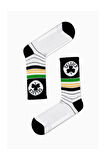 Unisex Beyaz Celtics Basketbol Tenis Spor Çorap