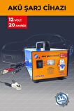 ATLAS AKÜ ŞARJ CİHAZI 12 VOLT 20 AMPER 5 YIL GARANTİ