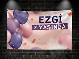 DOĞUM GÜNÜ İSME ÖZEL AFİŞ BRANDA AFİŞ 100cm x 150cm Model No:03