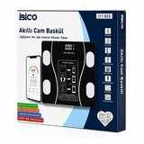 Bluetooth - Vücut Analizli Dijital Baskül Terazi Tartı 180KG/50G Yağ - Su - Kas Oran - Bmı İ11-023