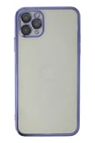 Apple iPhone 11 Pro Kılıf Razer Lensli Silikon - Mor