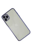 Apple iPhone 11 Pro Kılıf Razer Lensli Silikon - Mor
