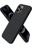 Apple iPhone 12 Pro Kılıf First Silikon - Siyah