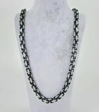 Rodyum Çelik Erkek Kolye 60 Cm - Ekl0039