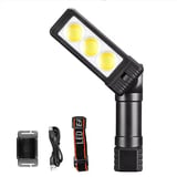 Gold Silver Gs-225 3 Led Usb Şarjlı Çok Fonksiyonlu Kafa Feneri