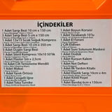 Büyük İlk Yardım Seti - Plastik Çantalı
