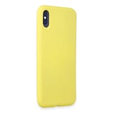 iPhone X Kılıf First Silikon - Sarı