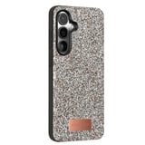 Onegif Samsung Galaxy S24 Bright Simli Kapak - Gümüş