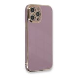 iPhone 12 Pro Kılıf Volet Silikon - Mor