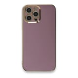 iPhone 12 Pro Kılıf Volet Silikon - Mor