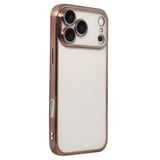 iPhone 17 Pro Razer Lensli Silikon - Çöl Titanyum