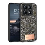 Onegif Xiaomi Mi 14t Pro Bright Simli Kapak - Gümüş