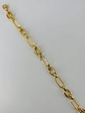 Zirkon Taşlı Pirinç Bileklikler 17+4 Cm  - Kbl0383