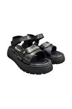 Pierre Cardin Dolgu Topuk Anatomik Taban Bayan Sandalet