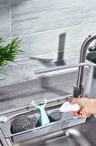 Teleskopik Lavabo Organizatörü, Ayarlanabilir Mutfak ve Banyo Lavabo Organizatörü 23x40cm