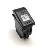 NEW HOLLAND Traktör Universal Silecek Anahtarı - Ampullü 12V