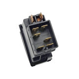 OTOKAR Doruk Otobüs Klima Fan Anahtar Düğme Rocker Switch 6 Pin (Off-On-On) - Ampullü 24V