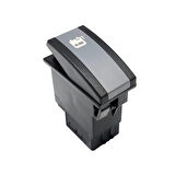 OTOKAR Sultan Kneeling Anahtar Düğme Rocker Switch 6 Pin (On-M.On) - Ampullü 24V