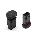 Dacia Logan, Duster, Sander - Flaşör Anahtarı - 8 Pin