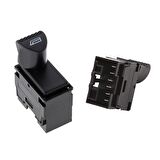 Fiat Doblo, Palio, Albea - Ön Sol Siyah Cam Açma Anahtarı - 6 Pin