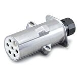 Römork Fişi - S Tip (Vidalı) Metal - 7 Pin