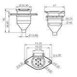 Römork Soketi - S Tip - 7 Pin