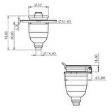 Römork Fişi ve Soketi Metal (S Tip) Set Ürün - 7 Pin