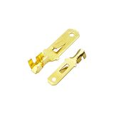 4.8mm Kablo Ucu Tırnaklı Kısa Erkek Terminal Sarı Kablo Pabuç (Paket İçeriği 500 Adettir)