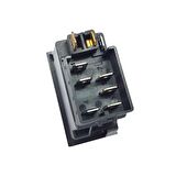 Universal Sinyal Flaşör Düğmesi Anahtarı 6 Pin Rocker Switch Buton - Ampullü 24V