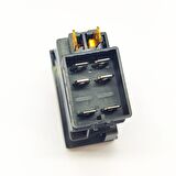 Universal İç Aydınlatma Lamba Düğmesi Anahtarı 6 Pin Rocker Switch Buton - Ampullü 12V