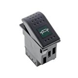 Universal Pozisyon Lamba Düğmesi Anahtarı 2 Pin Rocker Switch Buton - Ampullü 12V