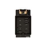 Universal Cam Yıkama Düğmesi Anahtarı 4 Pin Rocker Switch - Ampullü 24V