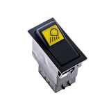 Universal Çalışma İş Lamba Düğmesi Anahtarı 2 Pin Rocker Switch - Ampullü 12V