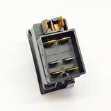 Universal Agroline Yardımcı Kuvvet Düğmesi Anahtarı 6 Pin Rocker Switch - Ampullü 12V