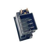 Universal Kalorifer Düğmesi Anahtarı 3 Pin Rocker Switch - Ampullü 12V