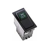 Universal Döner Uyarı Işığı Tepe Lamba Düğmesi Anahtarı 2 Pin Rocker Switch - Ampullü 24V