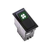 Universal Fan Düğmesi Anahtarı 6 Pin Rocker Switch - Ampullü 12V
