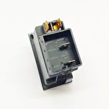 Universal Silecek Düğmesi Anahtarı 2 Pin Rocker Switch - Ampullü 24V