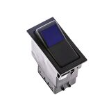 Universal Mavi Lensli Anahtar Düğme 3 Pin Rocker Switch - Ampullü 12V
