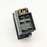 Universal 4 Teker Sürücü Düğmesi Anahtarı 6 Pin Rocker Switch 82012288 - Ampullü 12V