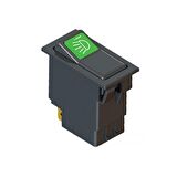 Universal Arka Çalışma Genel Hizmet Lamba Düğmesi Anahtarı 2 Pin Rocker Switch - Ampullü 12V