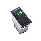 Universal Yan İşaret Lamba Düğmesi Anahtarı 3 Pin Rocker Switch - Ampullü 12V